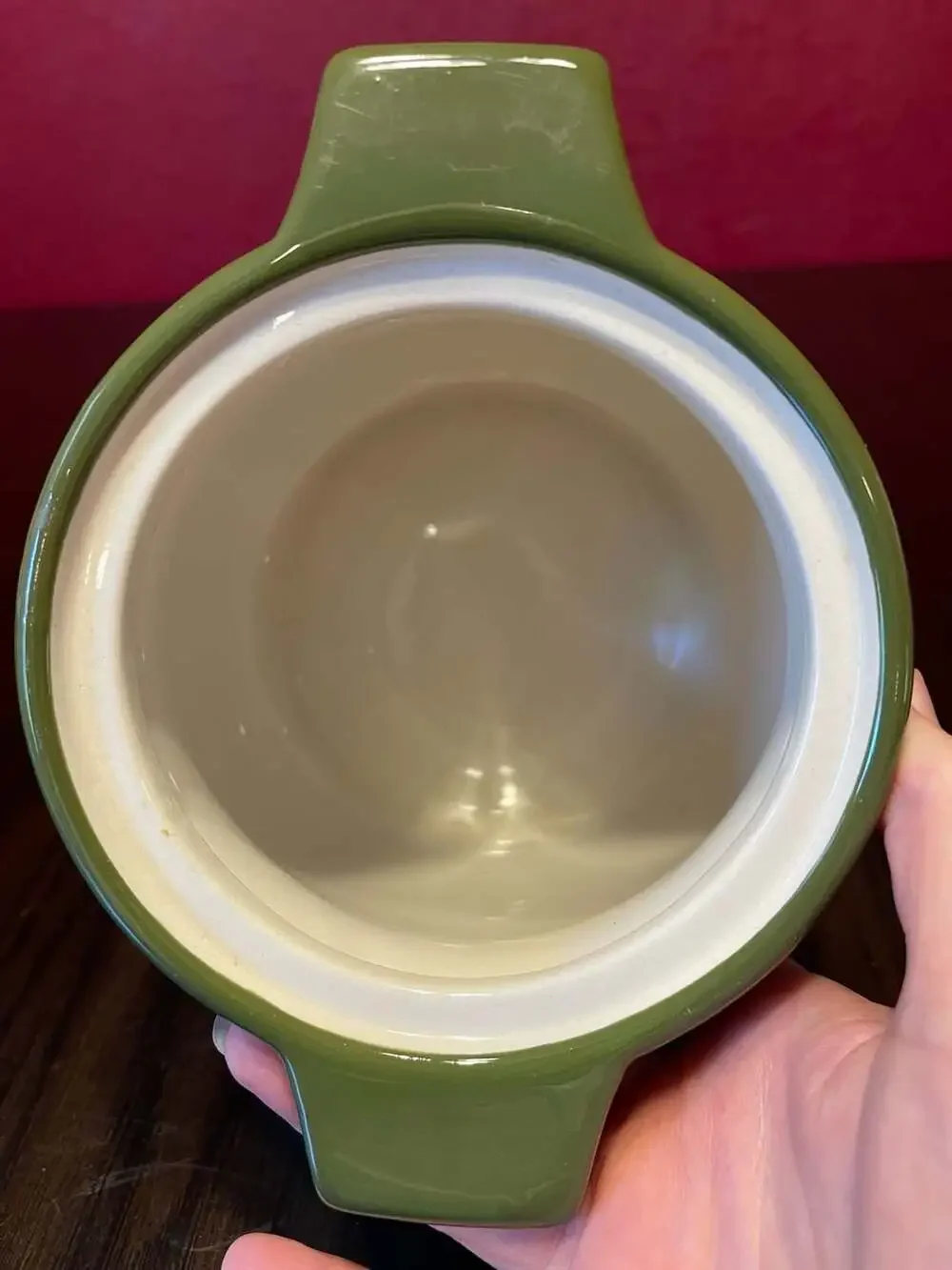 Temp-tations Old World Green Chicken Hen Mini Baker Canister Bowl with Lid